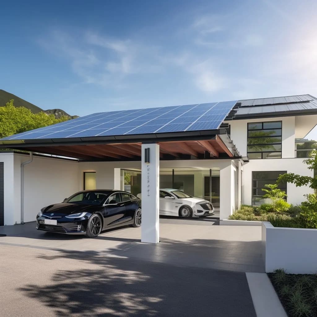 Echipa Nectaria Solar la lucru pe un acoperiș